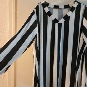 Black and white tunic